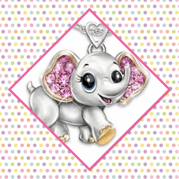 🌸NEW🌸2/$15🌸Elephant Pendant Necklace🌸 - Picture 3 of 7